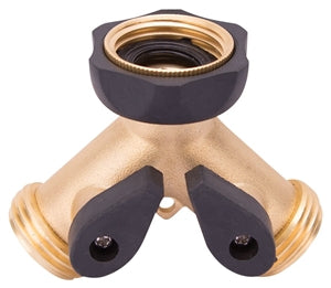 BRASS 2 WAY HOSE CONNECTOR