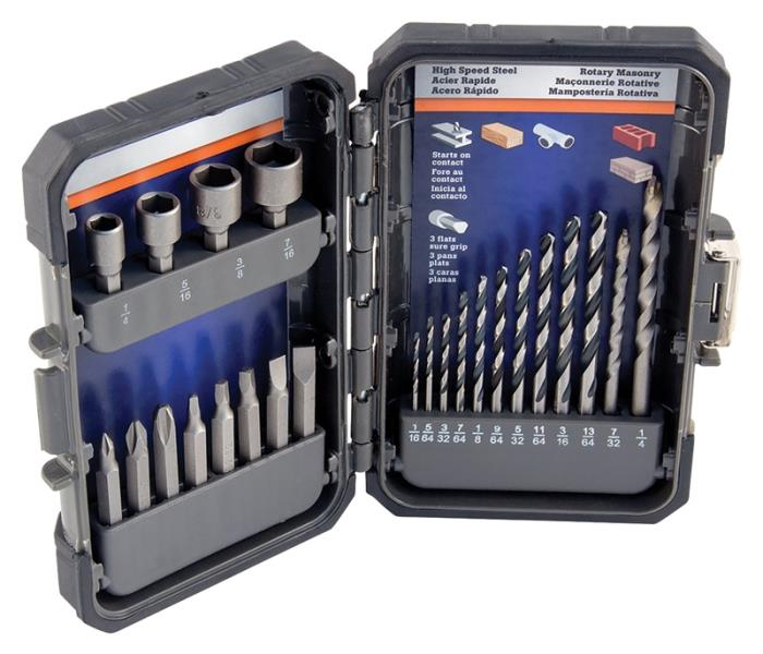 VULCAN 24PC DRILL/DRIVE SET