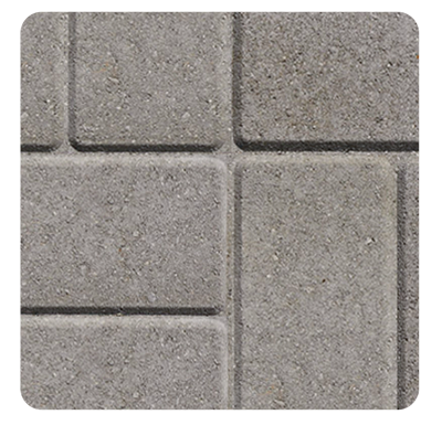 BRICK PATTERN SLAB - NATURAL - 24" X 24"