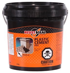 RESISTOSEAL PLASTIC CEMENT ROOF REPAIR 4KG