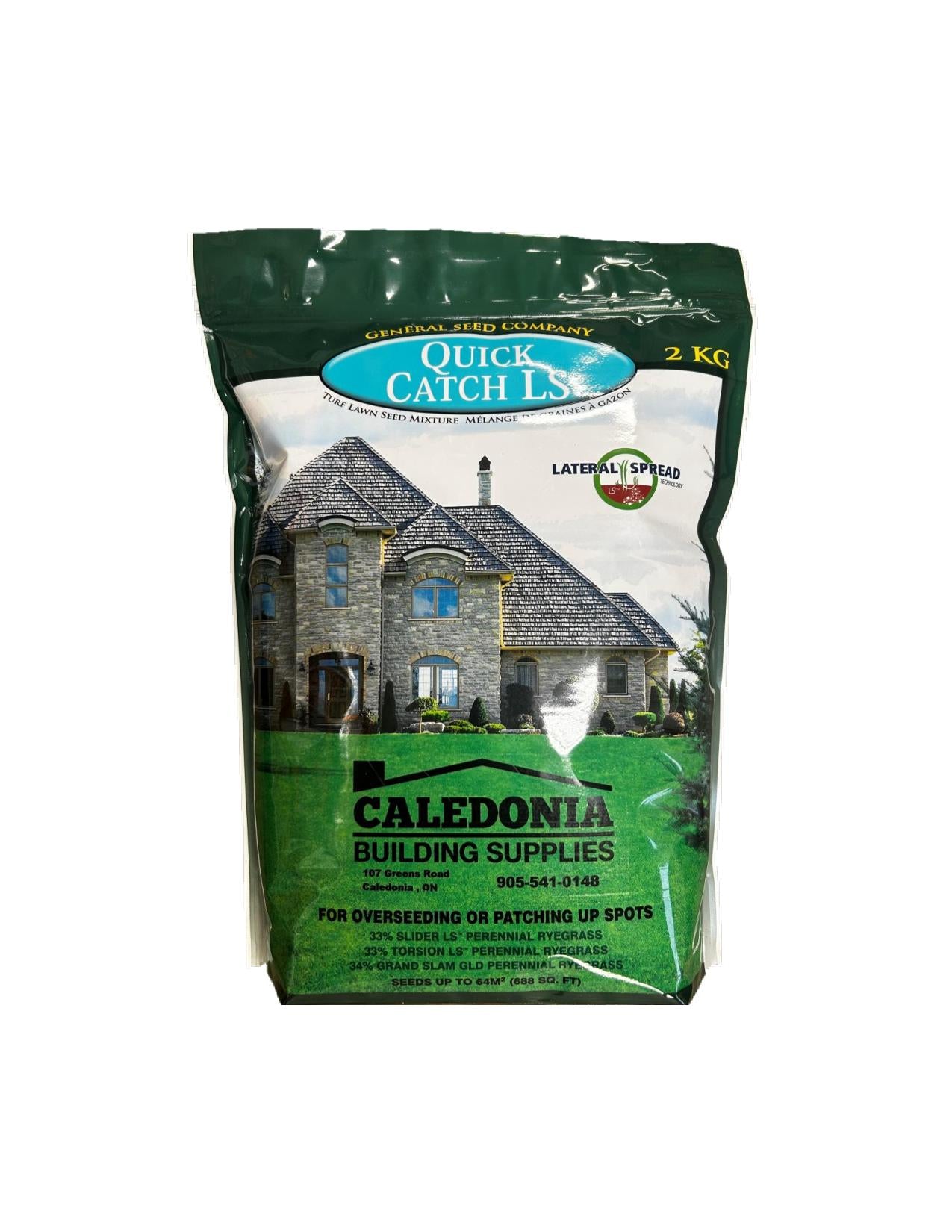 QUICK CATCH LS GRASS SEED - 2KG BAG