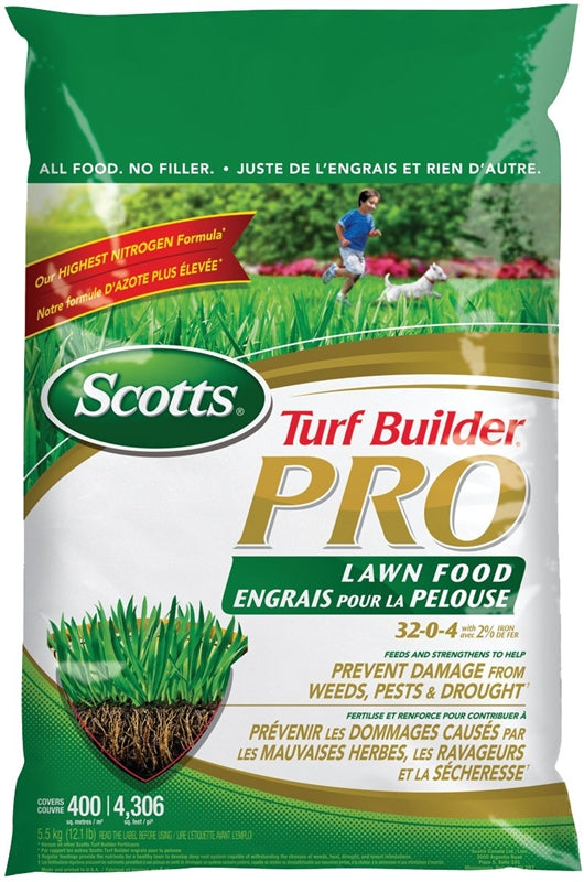SCOTTS TURF BUILDER PRO LAWN FOOD - 5.6 KG