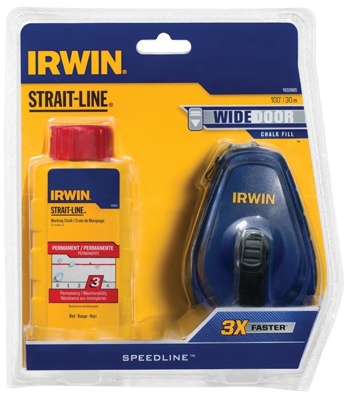 IRWIN CHALK + REEL 4OZ RED