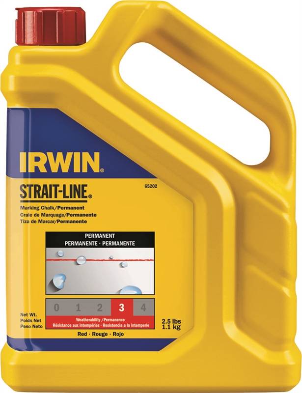IRWIN RED CHALK REFILL - 2.5LB