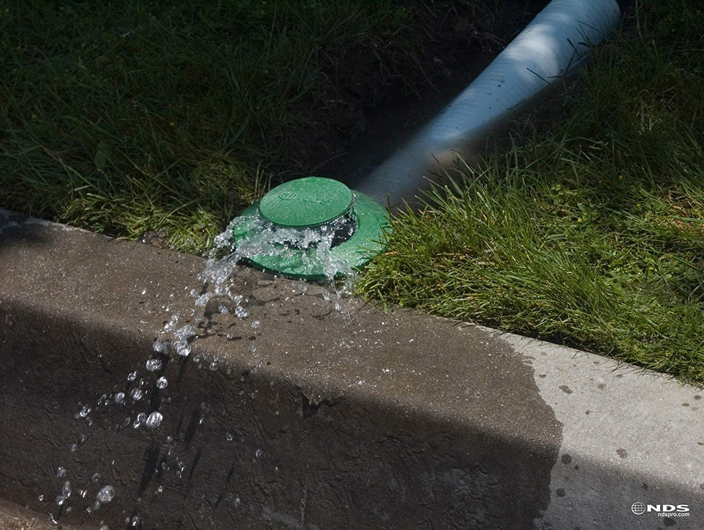 NDS GREEN SPRING LOADED POP UP DRAIN EMITTER COVER