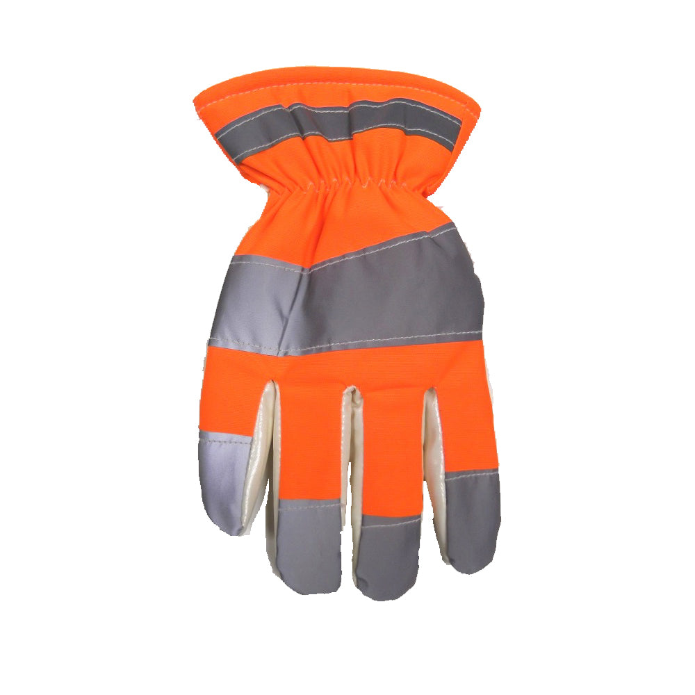 ORANGE HIGH VIZ WATER RESISTANT GLOVES