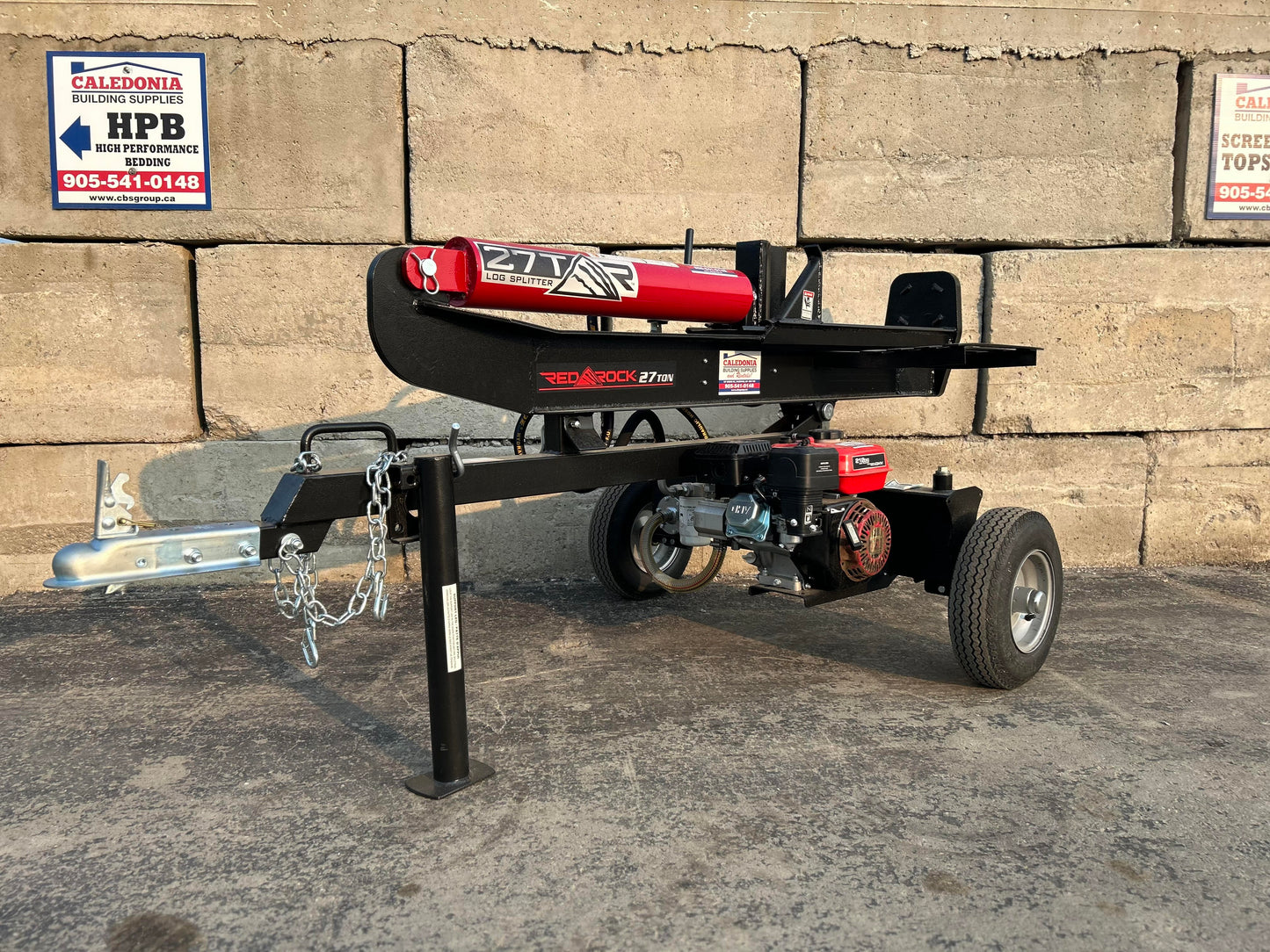 Tow Behind Gas Log Splitter - 27 Ton