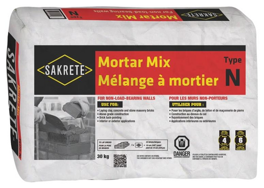 SAKRETE MORTAR MIX TYPE N 30KG