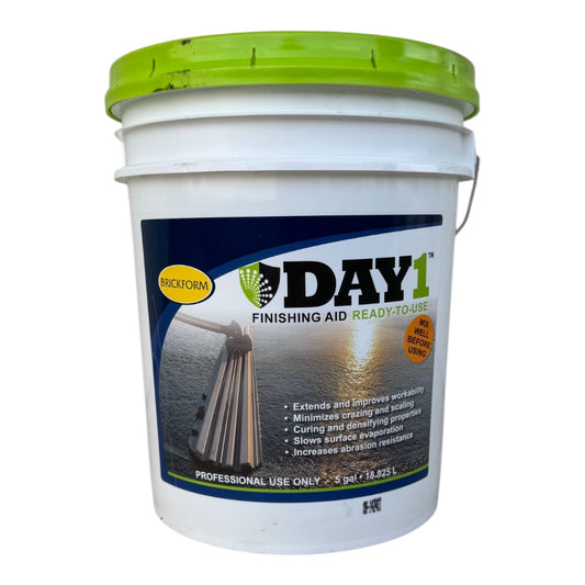 BRICKFORM DAY 1 FINISHING AID - 5 GALLON PAIL