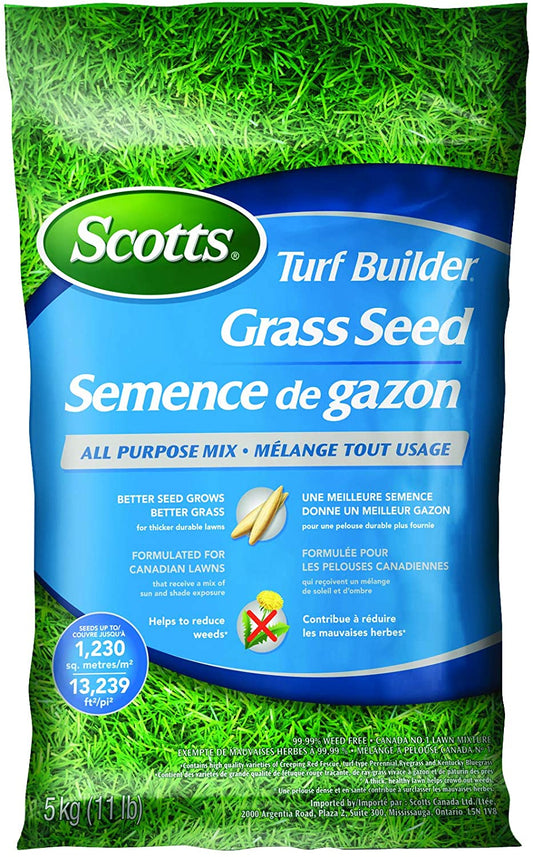 SCOTTS ALL PURPOSE GRASS SEED 5KG
