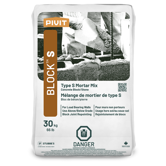 PIVIT BLOCK S MORTAR MIX - 30 KG